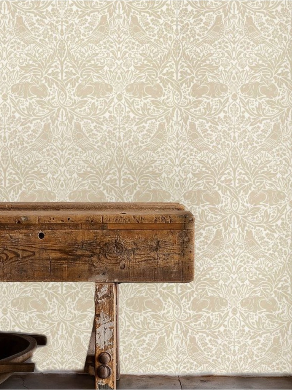 William Morris & Co PURE BRER RABBIT WALLPAPER in Linen